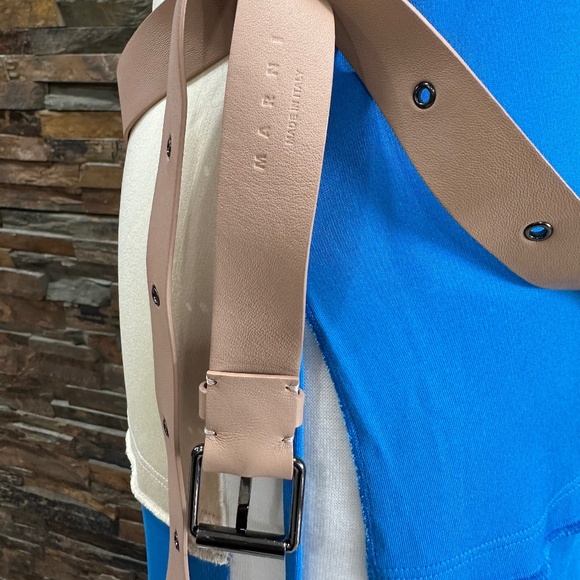 Marni Color-block Blue Beige Tunic Dress Size 40 Made in Italy - Picture 13 of 16